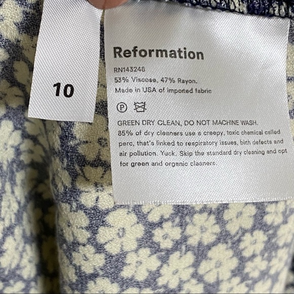 Reformation Noah Dress size 10 - Picture 8 of 9